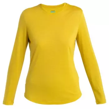 Рубашка из мериноса Icebreaker Women's Merino 125 Cool Lite Sphere III L/S Tee, цвет Lux