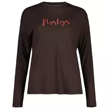 Рубашка из мериноса Maloja FuschlseeM. Puzzle, цвет Chocolate