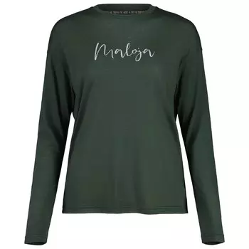 Рубашка из мериноса Maloja FuschlseeM. Puzzle, цвет Deep Forest