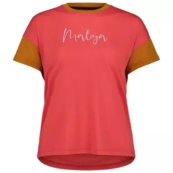 Рубашка из мериноса Maloja HongarM. Puzzle 1, цвет Raspberry