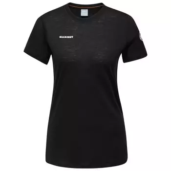 Рубашка из мериноса Mammut Women's Tree Wool Firstlayer T Shirt, черный