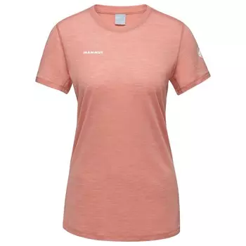 Рубашка из мериноса Mammut Women's Tree Wool Firstlayer T Shirt, цвет Quartz Dust Melange