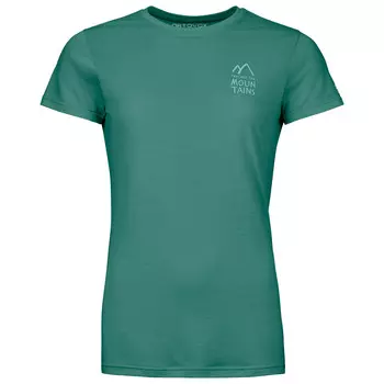 Рубашка из мериноса Ortovox Women's 120 Cool Tec Mountain Duo T Shirt, цвет Arctic Grey