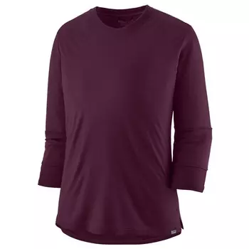 Рубашка из мериноса Patagonia Women's Merino 3/4 Sleeve Bike Jersey, цвет Night Plum