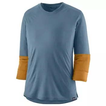 Рубашка из мериноса Patagonia Women's Merino 3/4 Sleeve Bike Jersey, цвет Utility Blue