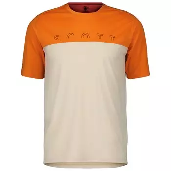 Рубашка из мериноса Scott Defined Merino S/S, цвет Flash Orange/Dust White