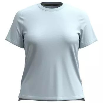 Рубашка из мериноса Smartwool Women's Perfect Crew Tee, цвет Winter Sky Heather