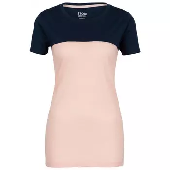 Рубашка из мериноса Stoic Women's MerinoMesh150 BensjonSt II T Shirt, цвет Dark Navy Multi
