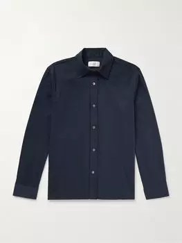 Рубашка из мерсеризованного хлопкового джерси MR P., синий