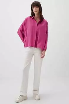 Рубашка из модала с заниженными рукавами Jimmy Key, красный