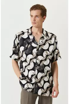 Рубашка из норки Apa с воротником Network, коричневый