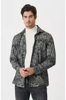 Рубашка из норки черная Network, коричневый