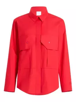 Рубашка из органического хлопка PATOU, красный