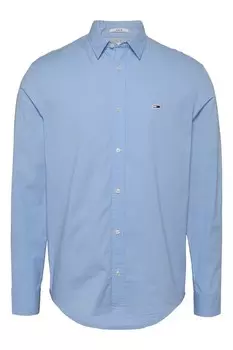 Рубашка из органического хлопка Tommy Jeans, ледяной синий