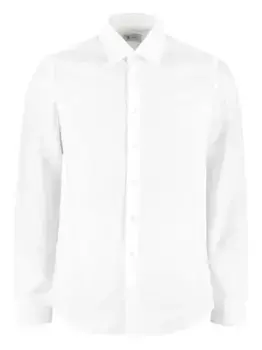 Рубашка из оксфордского хлопка THE (Alphabet), белый