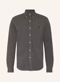 Рубашка из пике индивидуального кроя POLO RALPH LAUREN, серый