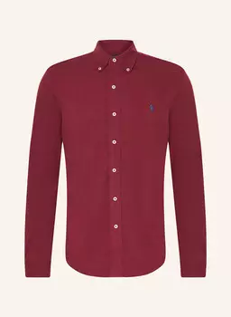 Рубашка из пике индивидуального кроя POLO RALPH LAUREN, темно-красный
