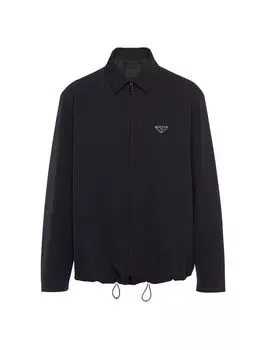 Рубашка из полиэстера Prada, черный