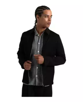 Рубашка из полиэстера с вискозой и эластаном Drykorn, черный