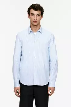 Рубашка из поплина Arket, голубой