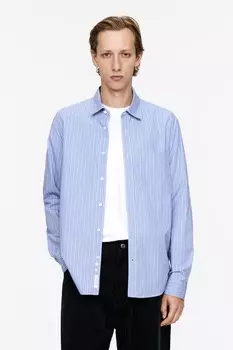 Рубашка из поплина Arket, синий