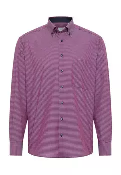 Рубашка из поплина COMFORT FIT ETERNA, цвет Sunset Red