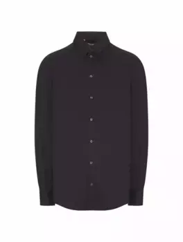 Рубашка из поплина Dolce&Gabbana, черный