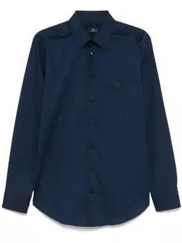 Рубашка из поплина ETRO, синий