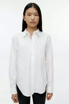 Рубашка из поплина прямого кроя ARKET