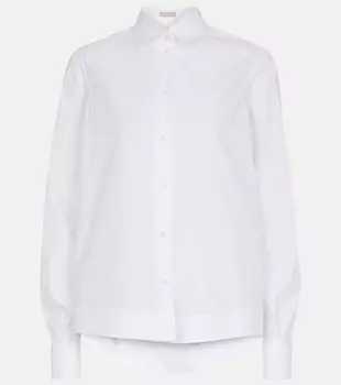 Рубашка из поплина с добавлением хлопка ALAA, белый