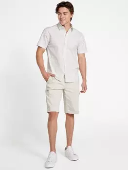 Рубашка из поплина с принтом Noel Guess Factory, цвет Pure White