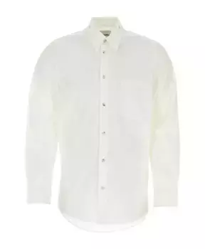 Рубашка из поплина с узором S Nanushka, белый