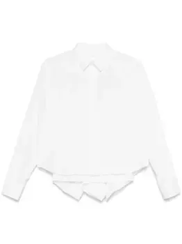 Рубашка из поплина SACAI, белый