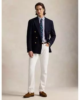Рубашка из поплина в клетку классического кроя Polo Ralph Lauren, фиолетовый