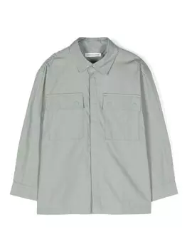 Рубашка из рипстопа Calvin Klein Kids, зеленый