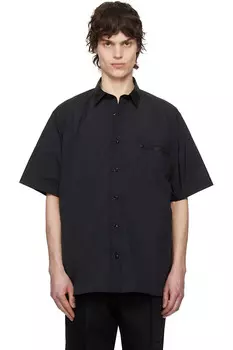 Рубашка из рипстопа Sacai, черный