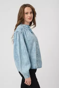 Рубашка из шамбре Gap, белый