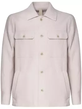 Рубашка из шерсти Eleventy, серый