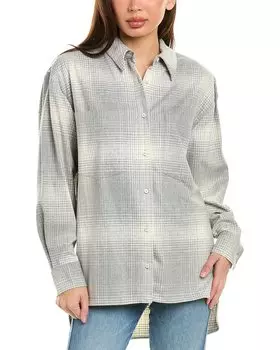 Рубашка из смеси шерсти IRO Joye, серый