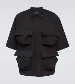 Рубашка из смесового хлопка Y-3, черный
