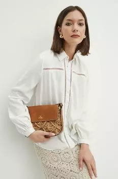 Рубашка из смесового льна Medicine, белый