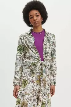 Рубашка из смесового льна Medicine, бежевый