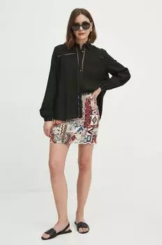 Рубашка из смесового льна Medicine, черный