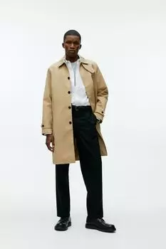 Рубашка из стираного поплина Arket, белый