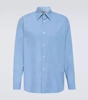 Рубашка из стираного твила finx Auralee, синий