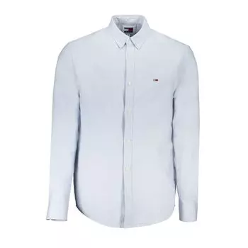 Рубашка из светло-голубого хлопка Tommy Hilfiger