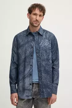 Рубашка из сырого хлопка G-Star G-Star Raw, синий