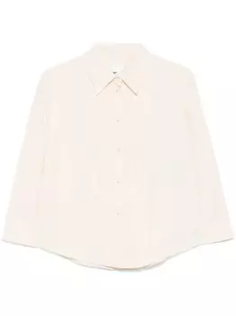 Рубашка из тафты Jil Sander, нейтральный