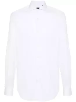 Рубашка из ткани пике Boggi Milano, белый