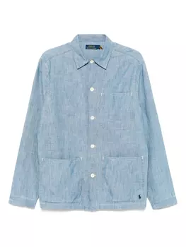 Рубашка из ткани шамбре Polo Ralph Lauren, синий